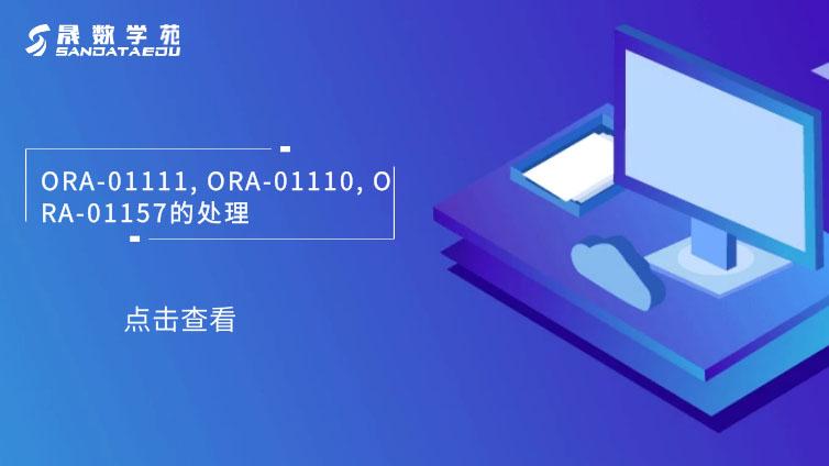 针对ORA-01111, ORA-01110, ORA-01157的处理